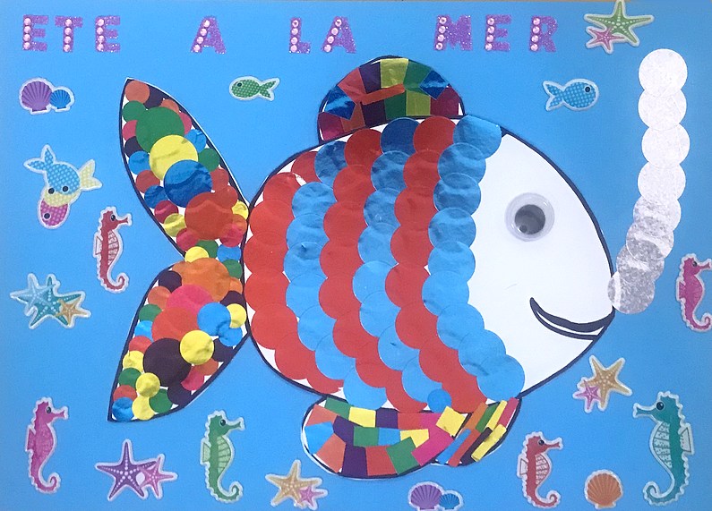 KIT Bricolage Poisson d'été coloré - Loisirs Créatifs/Kits Créatifs Enfants  - MaGommette