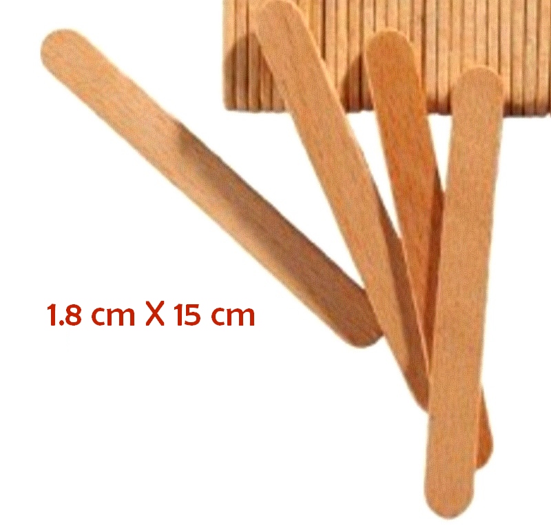 Bâtonnets en bois 15 cm