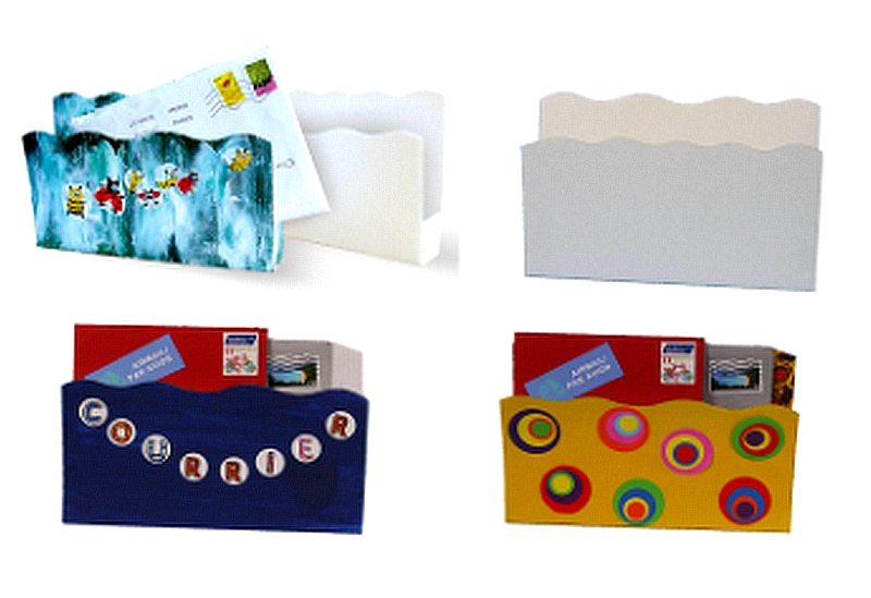 Porte Serviettes ou courrier à Décorer en carton - Kits Creatifs