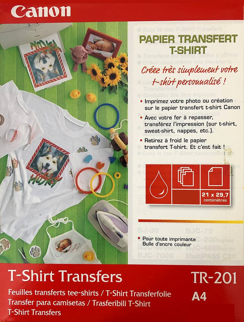 Feuille transfert t-Shirt