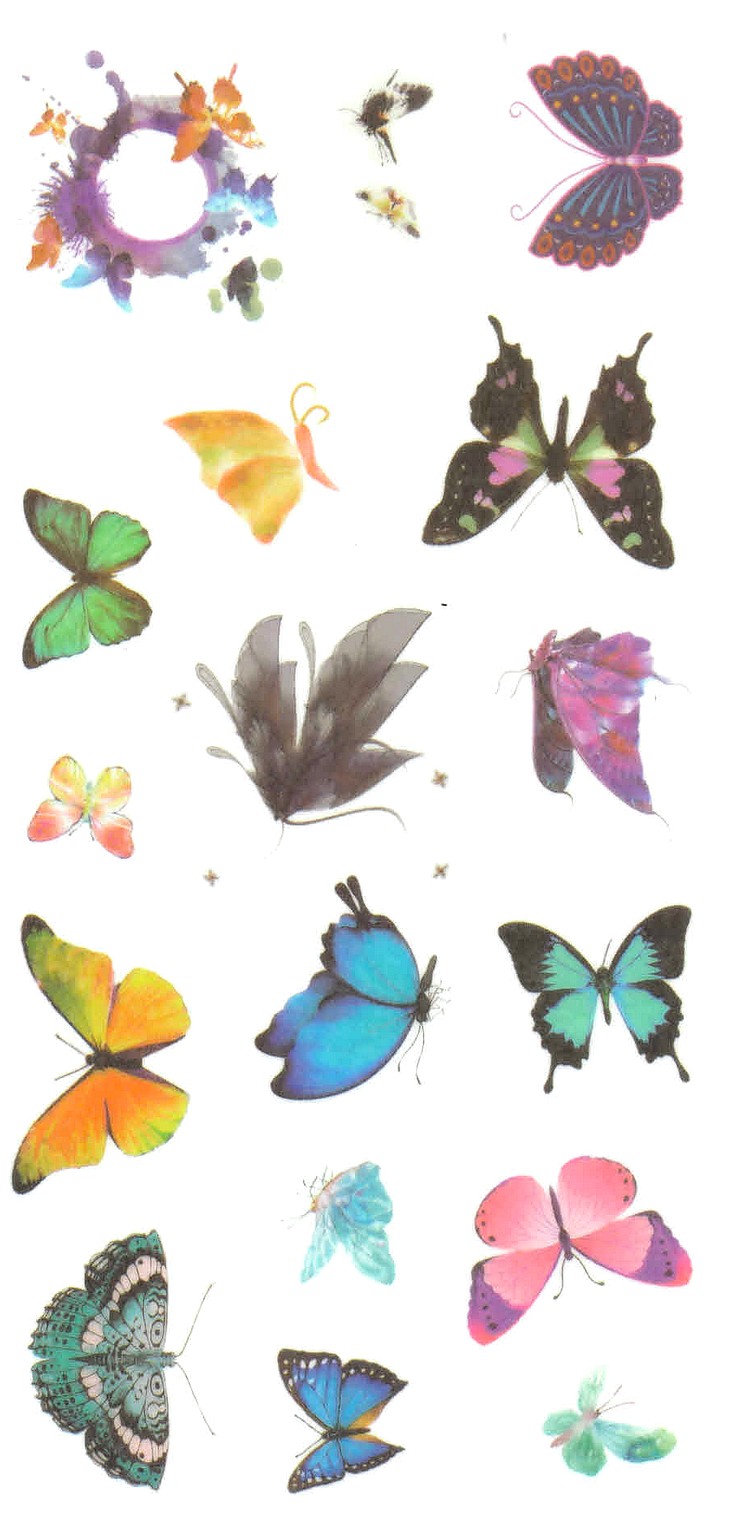 Gommettes papillons 10