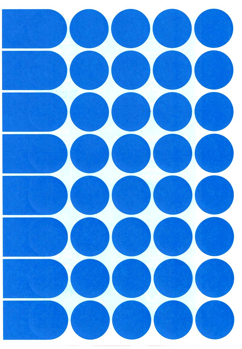 Lot 540x gommettes autocollantes bleu ronde 2cm scrapbooking - Cdiscount  Beaux-Arts et Loisirs créatifs