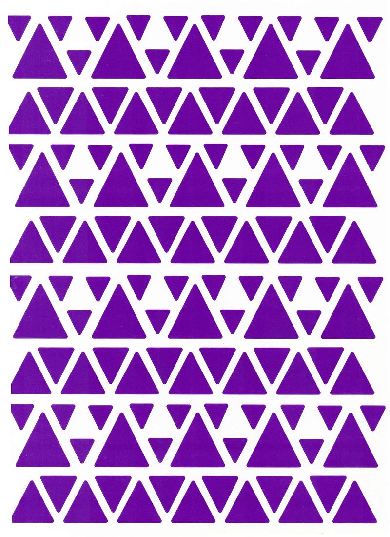 Gommettes Triangles Violets