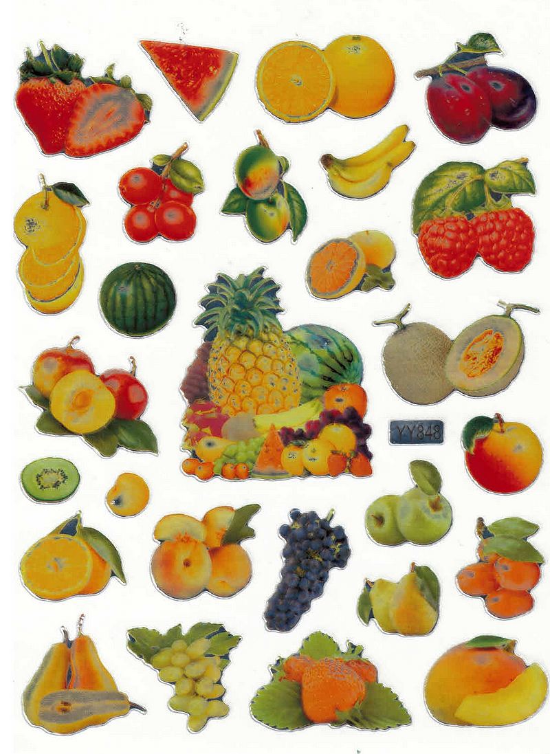 3 planches stickers fleurs et végétaux - Gommettes Enfants/Gommettes Fleurs,  Fruits et Légumes - MaGommette