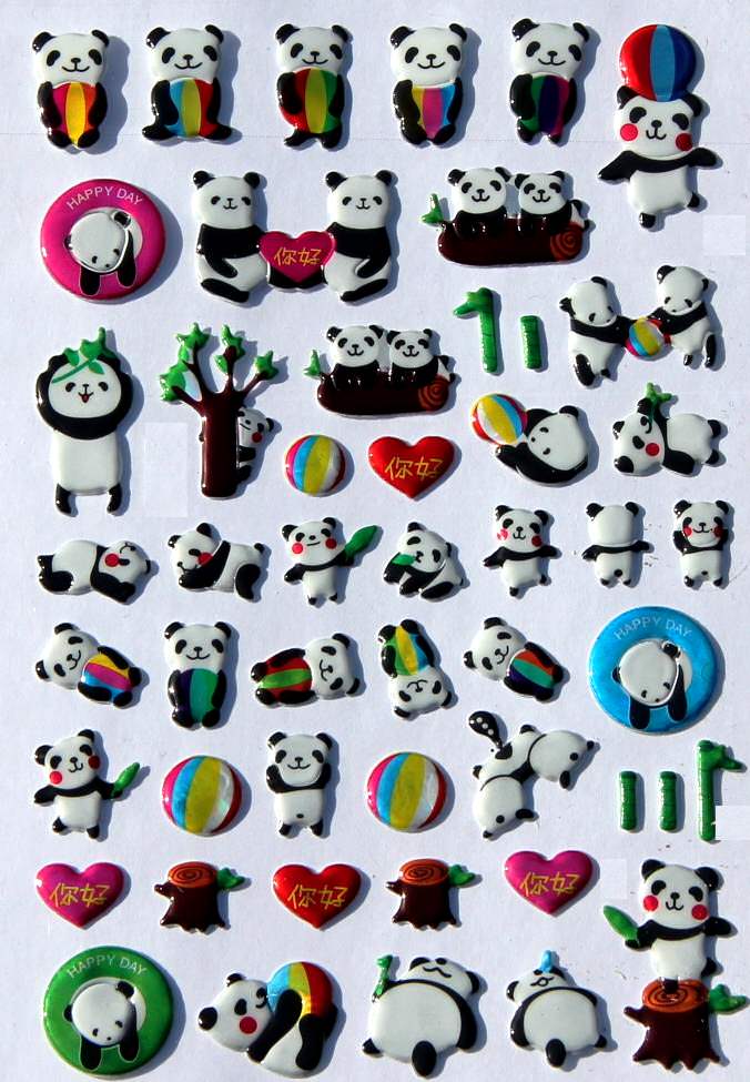 Stickers Kawaii Panda E