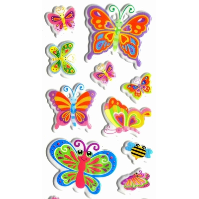 Gommettes Papillons Graphiques 3D