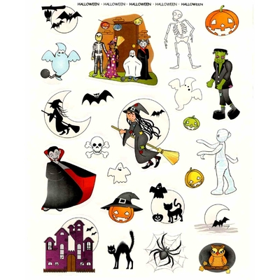 Stickers Halloween Phosphorescents