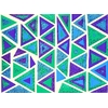 Gommettes Triangles Vert-Bleu-Violet