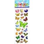 papillons gommette adhesive sticker decoration scrapbooking emballage rigide JF1245