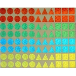 88 gommettes holographiques
