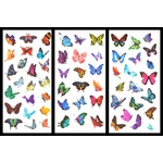 Stickers papillons kawaï 1