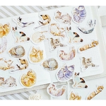 Stickers chats paresseux