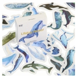 Stickers baleine bleue