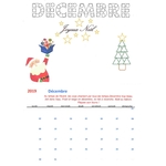 KIT Bricolage Calendrier mensuel Décembre