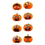 Gommettes Halloween citrouilles 2
