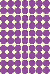 48 Gommettes papier rondes autocollantes Mauve 25 mm - Gommettes Enfants/ Gommettes Maternelle - MaGommette