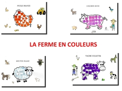 Gommettes ANIMAUX DE LA FERME - 15f - (240 unités) 119303