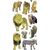 gommettes autocollantes enfants animaux zoo afrique lion elephant ours singe detail JF1193