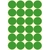 gommette ronde vert 32mm