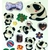 Stickers Panda Mignons detail
