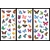 Stickers papillons kawaï 1