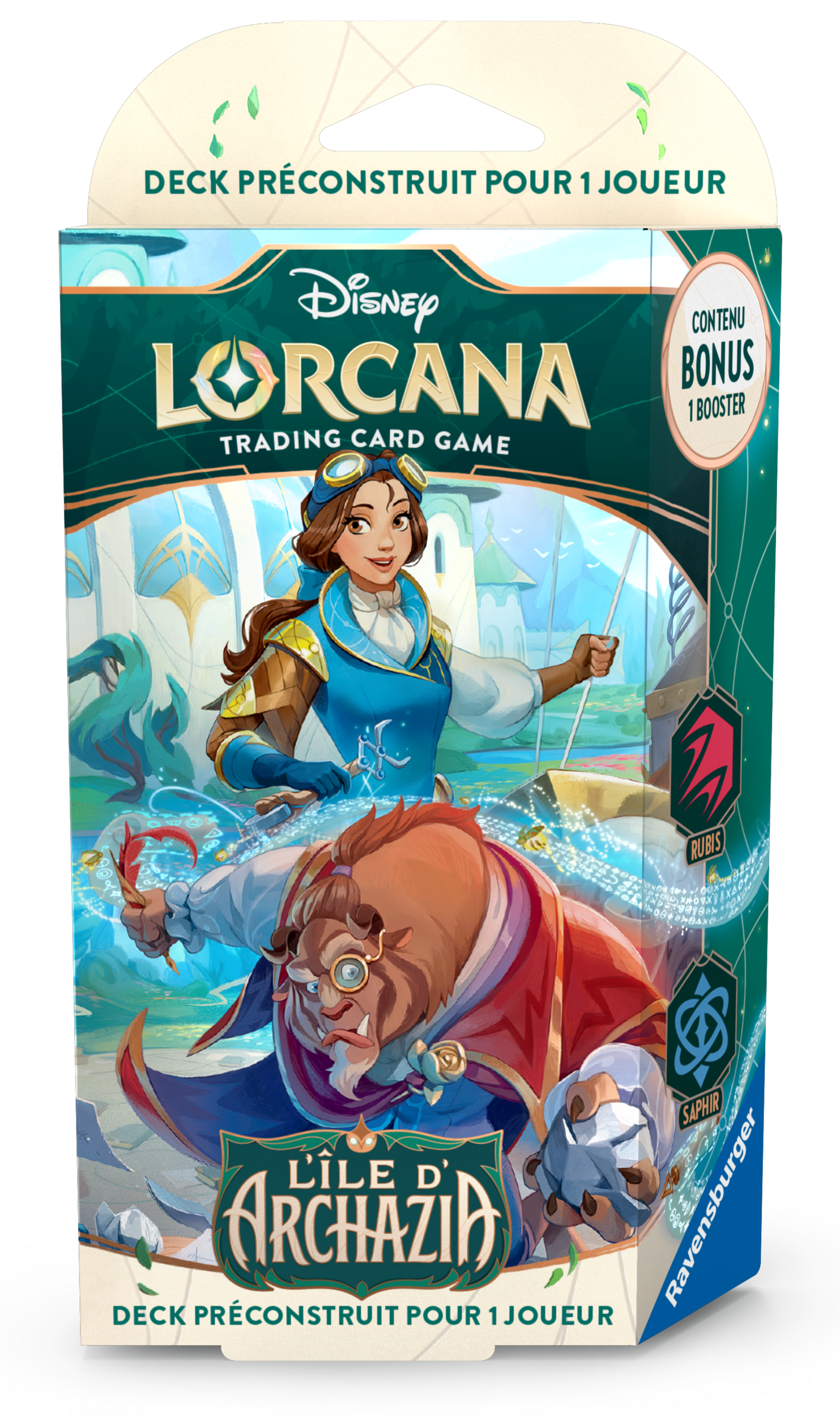 Lorcana - Deck de Démarrage L\'Ile d\'Archazia - La Belle et La Bête