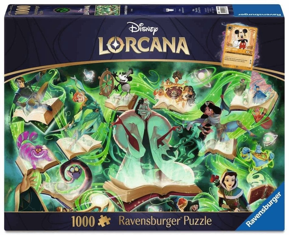 Puzzle Disney Lorcana Ravensburger 1000 pièces Emeraude