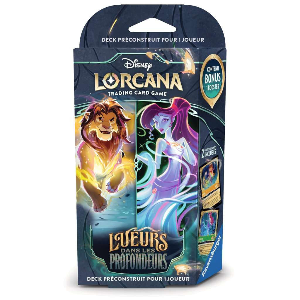 Lorcana - Deck de Démarrage Lueurs Dans Les Profondeurs - Simba et Megara