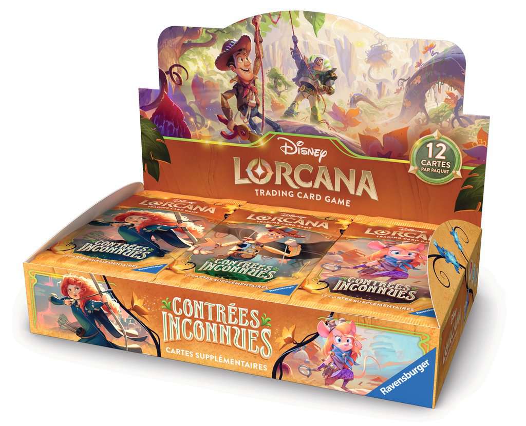 Lorcana - Boite de 24 Boosters Contrées Inconnues