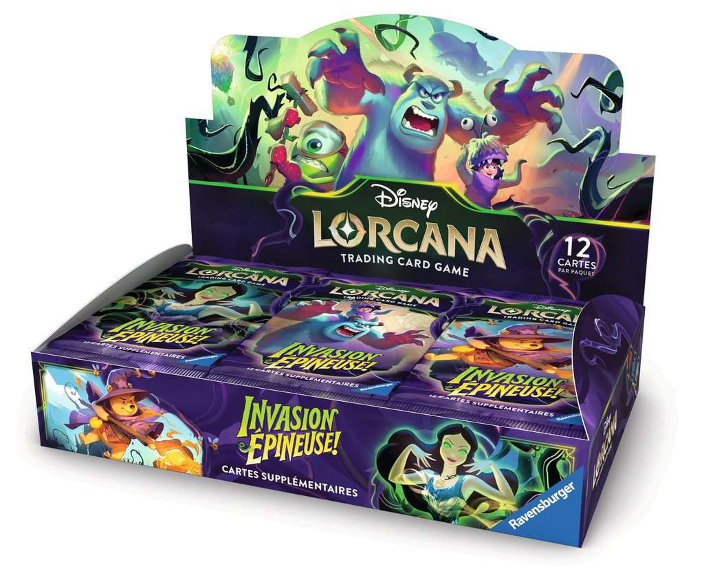 Lorcana - Boite de 24 Boosters Invasion Epineuse!