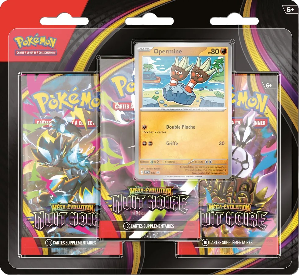 Pokémon ME05 Nuit Noire - TriPack Opermine