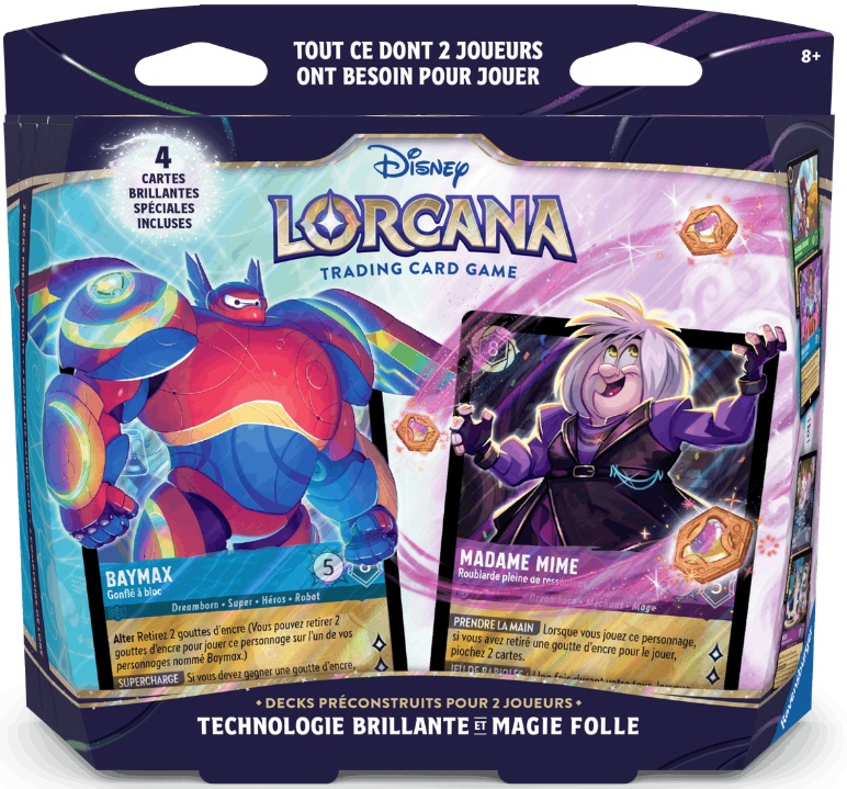 Lorcana - Coffret de Démarrage 2 Joueurs - Baymax et Madame Mime
