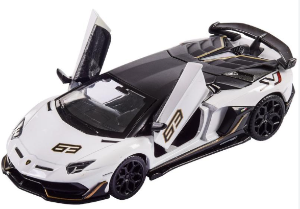 Lamborghini Aventador SVJ blanche 2