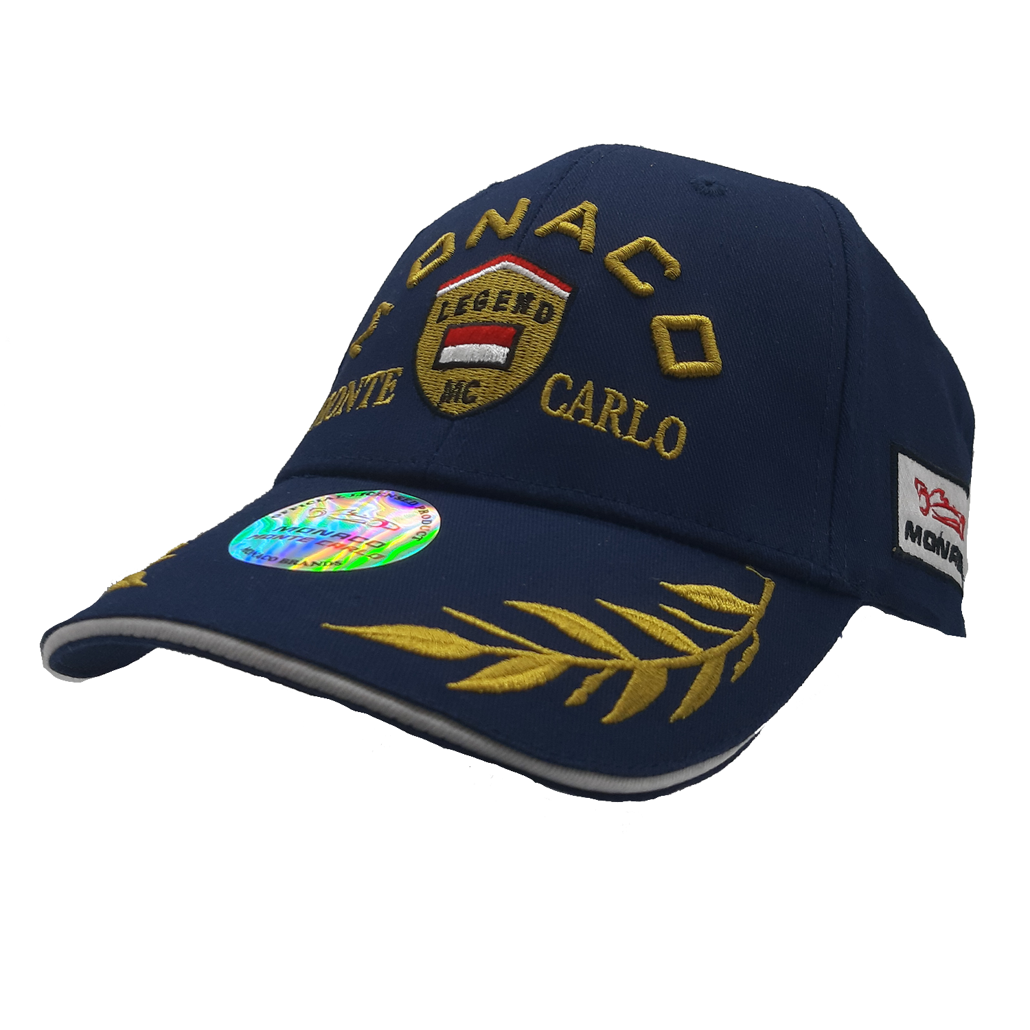 Logo navy gold side