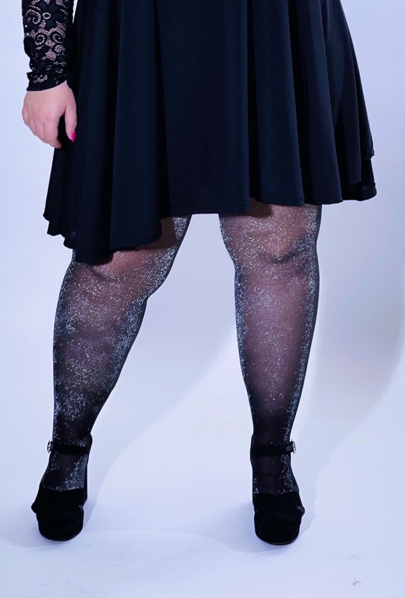 collant effet brillant vetements femmes grandes tailles/collants ledestockdemickael