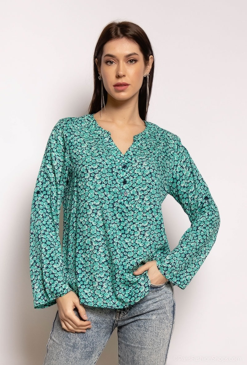 z-one-blouse-a-imprime-fleurs22-green-1