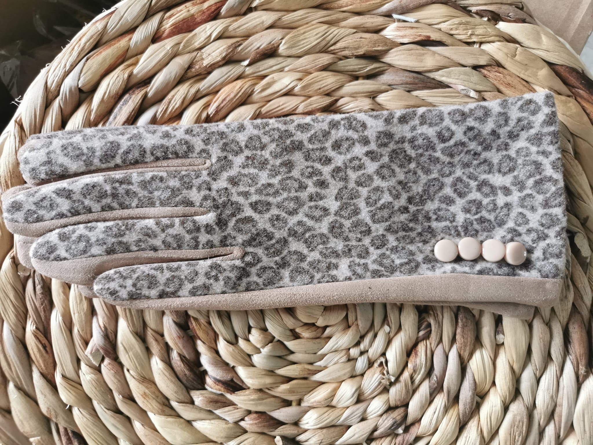 gant beige leopard