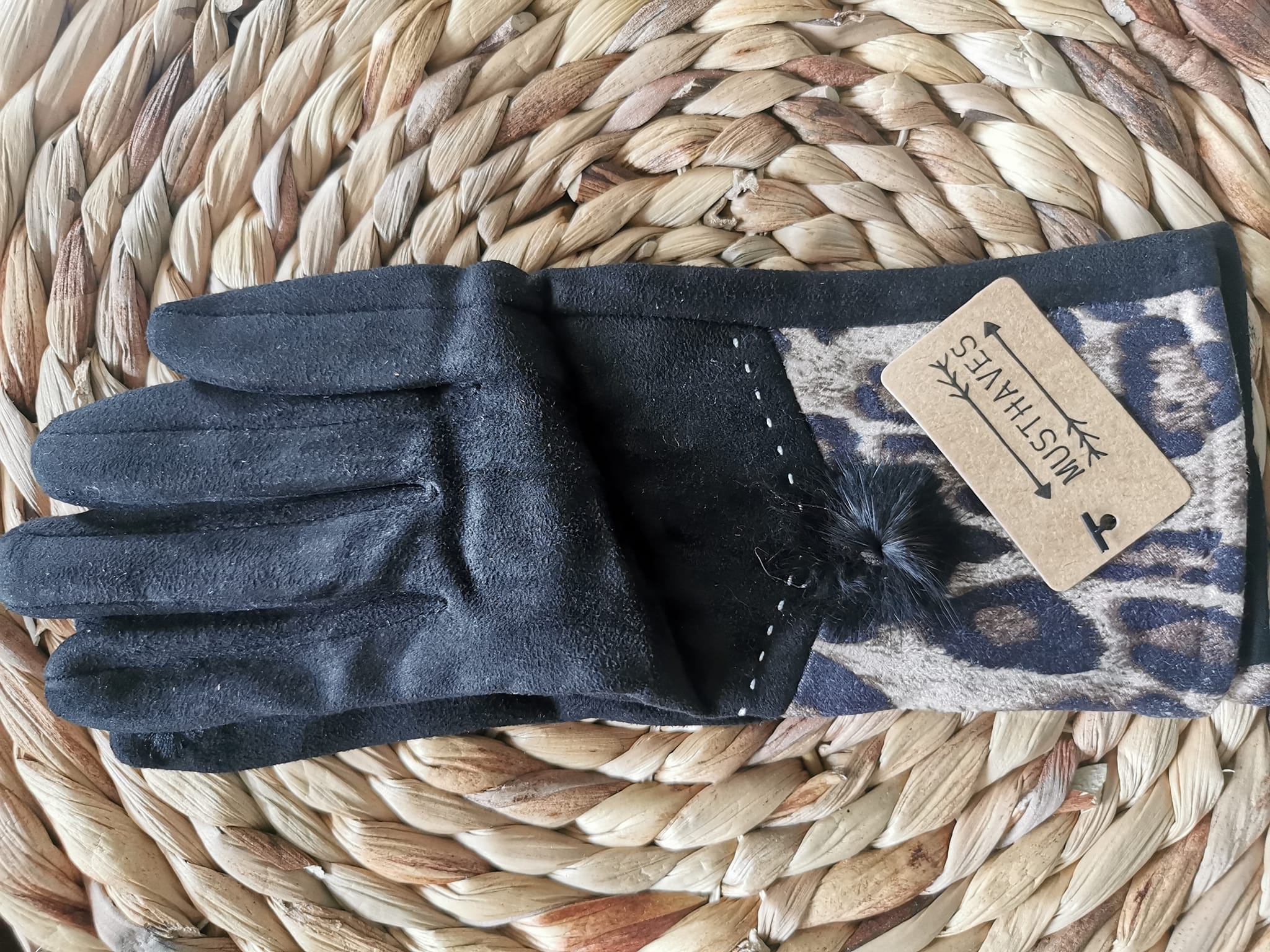 gant noir leo