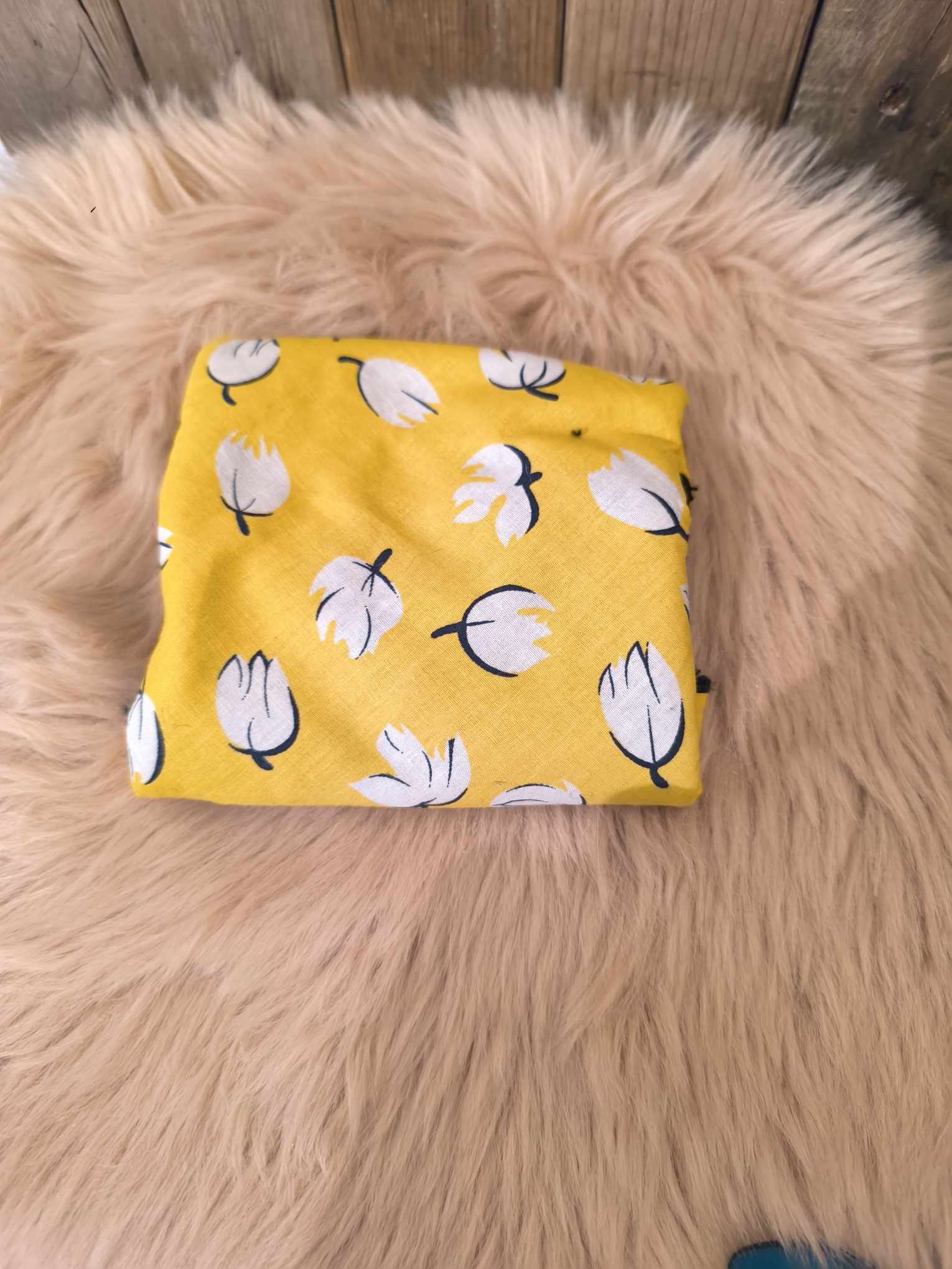 pochette jaune tulipe