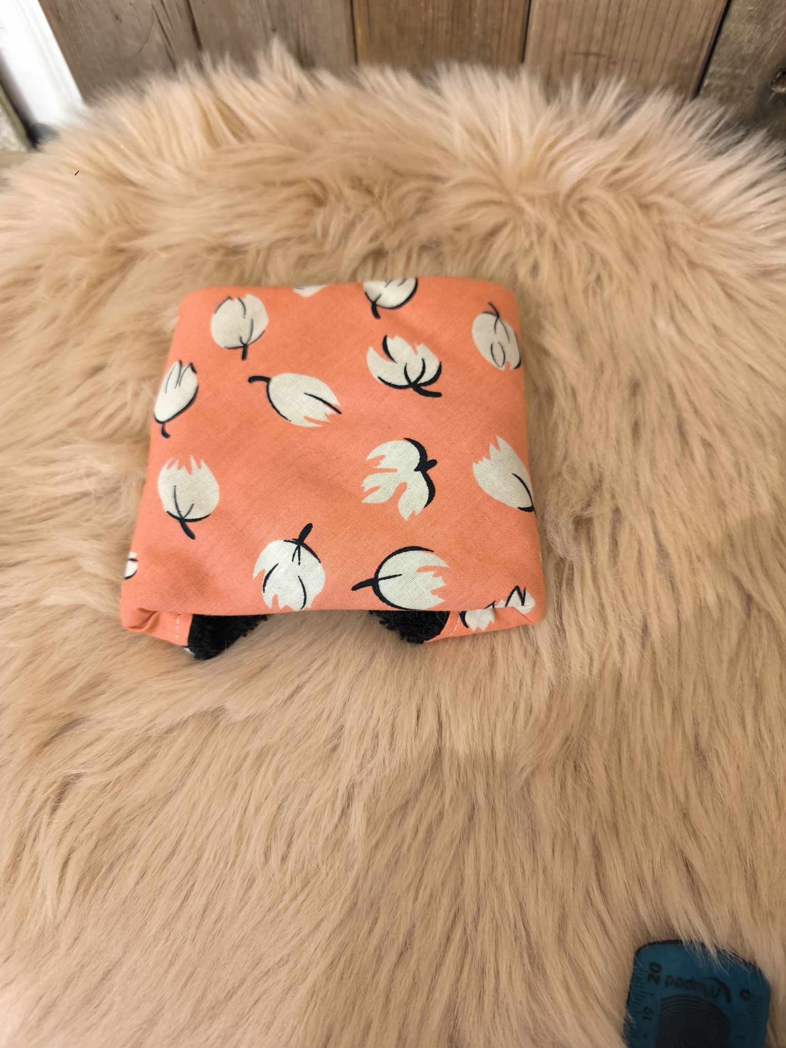 pochette saumon fleur