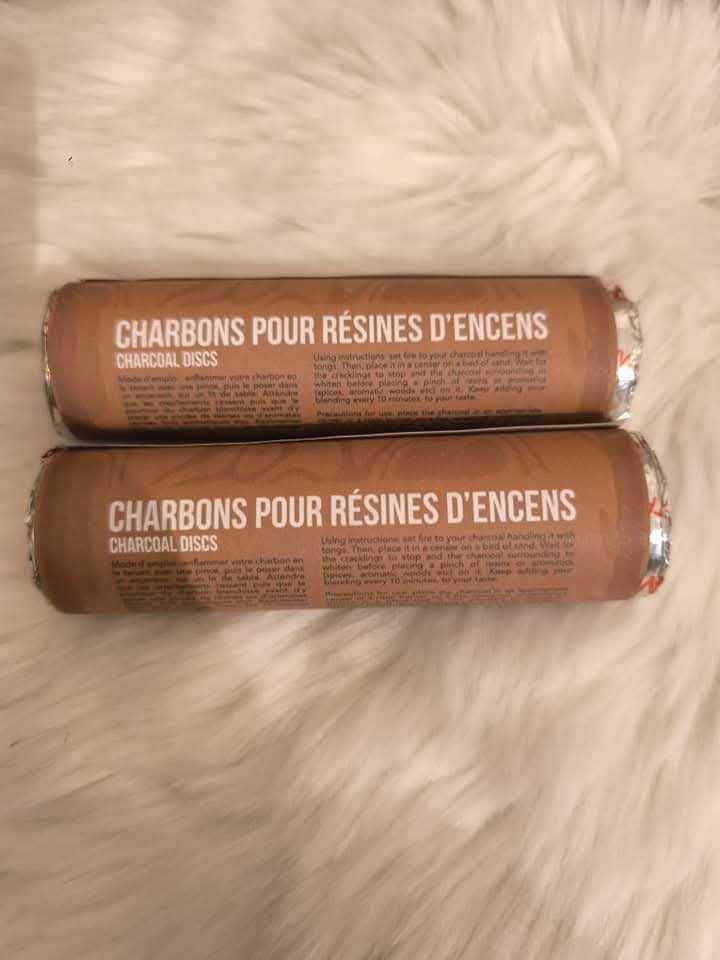 charbons resine