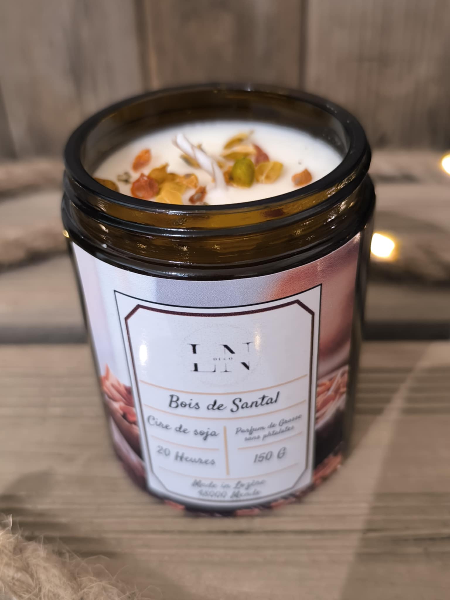 BOUGIE BOIS DE SANTAL