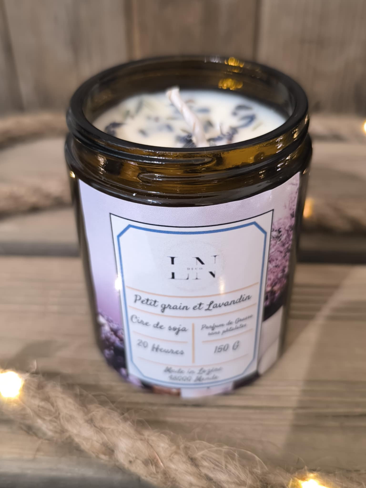 BOUGIE PETIT GRAIN LAVANDIN