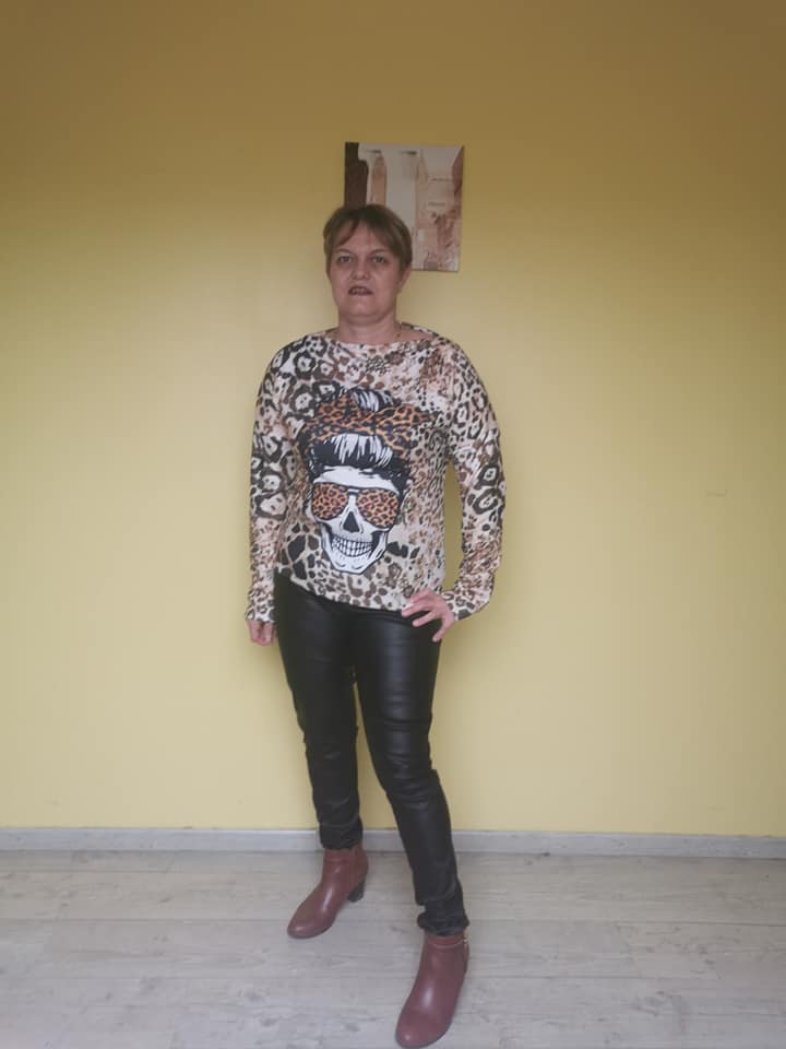 pull skull marron