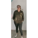 chemise et pantalon gris
