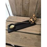 PORTE ENCENS BOUDDHA NOIR DORE