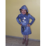 robe tik tok bleue 3