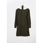 robe maille kaki
