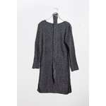 robe maille anthracite