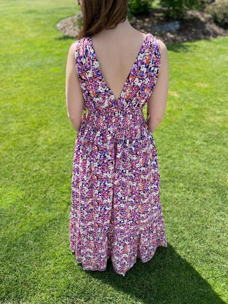 Robe longue fleurie Tiphaine.5